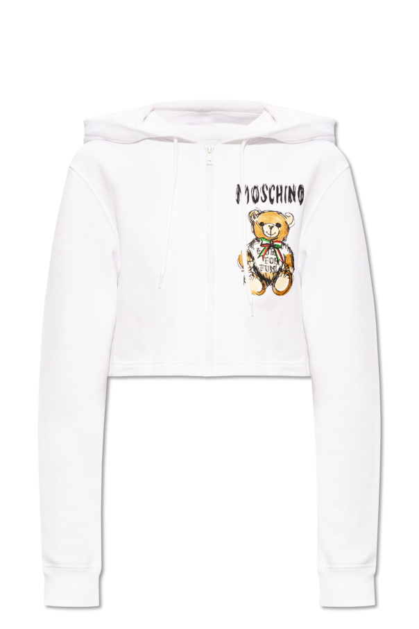 Multi knit Kalamata Sweater White hoodie Brown Moschino IetpShops Curacao